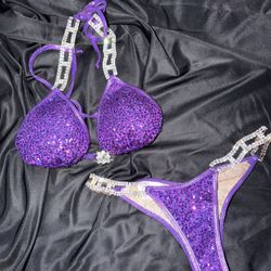 Purple Bikini/Wellness Competition Suit
