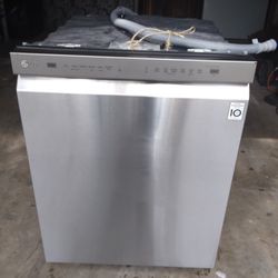 LG 24" Front Control Built- In  Stainless Steel Dishwasher 