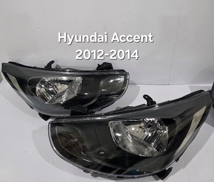 Hyundai Accent 2012-2014 Headlights