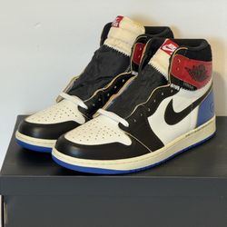 Men’s 12 Jordan 1 Fragment x Union LA Red Sport Royal Brand New IO7847-002