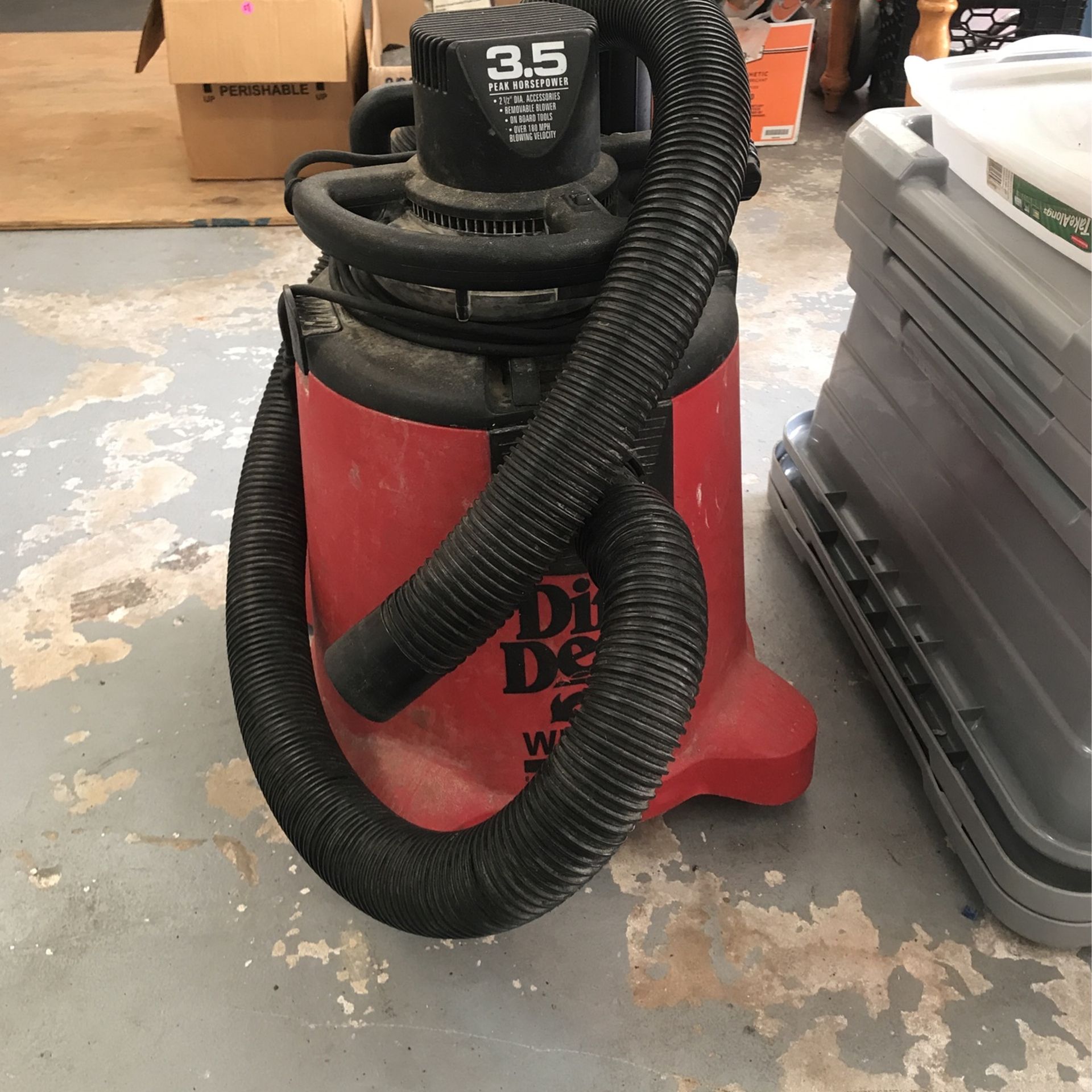 Dirt Devil 3.5HP Wet-dry Vacuum