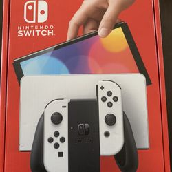 Brand New Nintendo Switch (OLED model) w/ White Joy-Con (new)