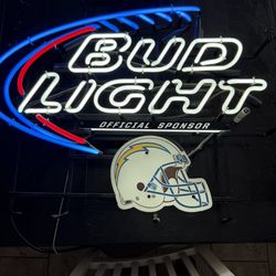 Chargers Bud Light Neon