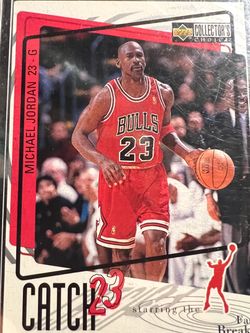 Basketball collectors skybox 41 MJ I cards and guess my number silver