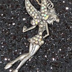 3in Rhinestone Tinkerbell Necklace