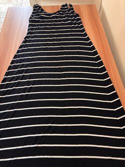 Merona Striped Maxi Dress