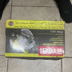 Secular saw with laser