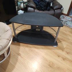 TV Stand - With Glass Shelf 