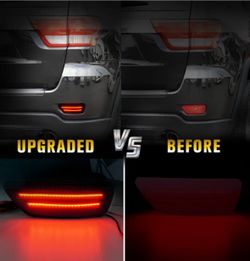 Jeep Led rear reflector smoked