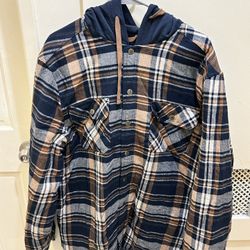 Flannel Hoodie 