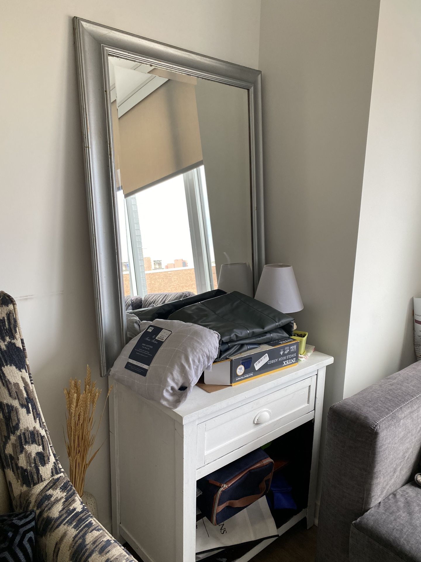 Mirror and End Table (parts missing)