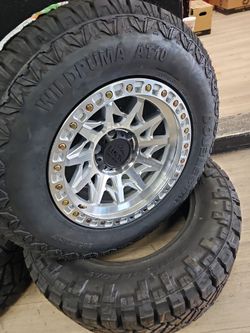 17x9 Lock Offroad Rims 6 lug 6x139 6x5.5 on new tires 265 70 17
