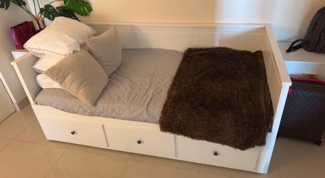 Queen bed or a small couch