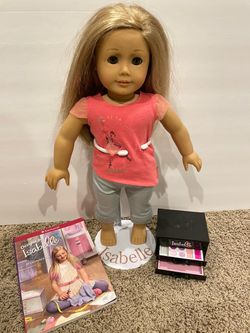 American Girl 18”doll Isabelle Palmer with extras