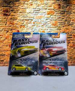 2025 Hot Wheels Silver Series F & F Honda Civic EG & 96 Acura integra lot 2
 $20