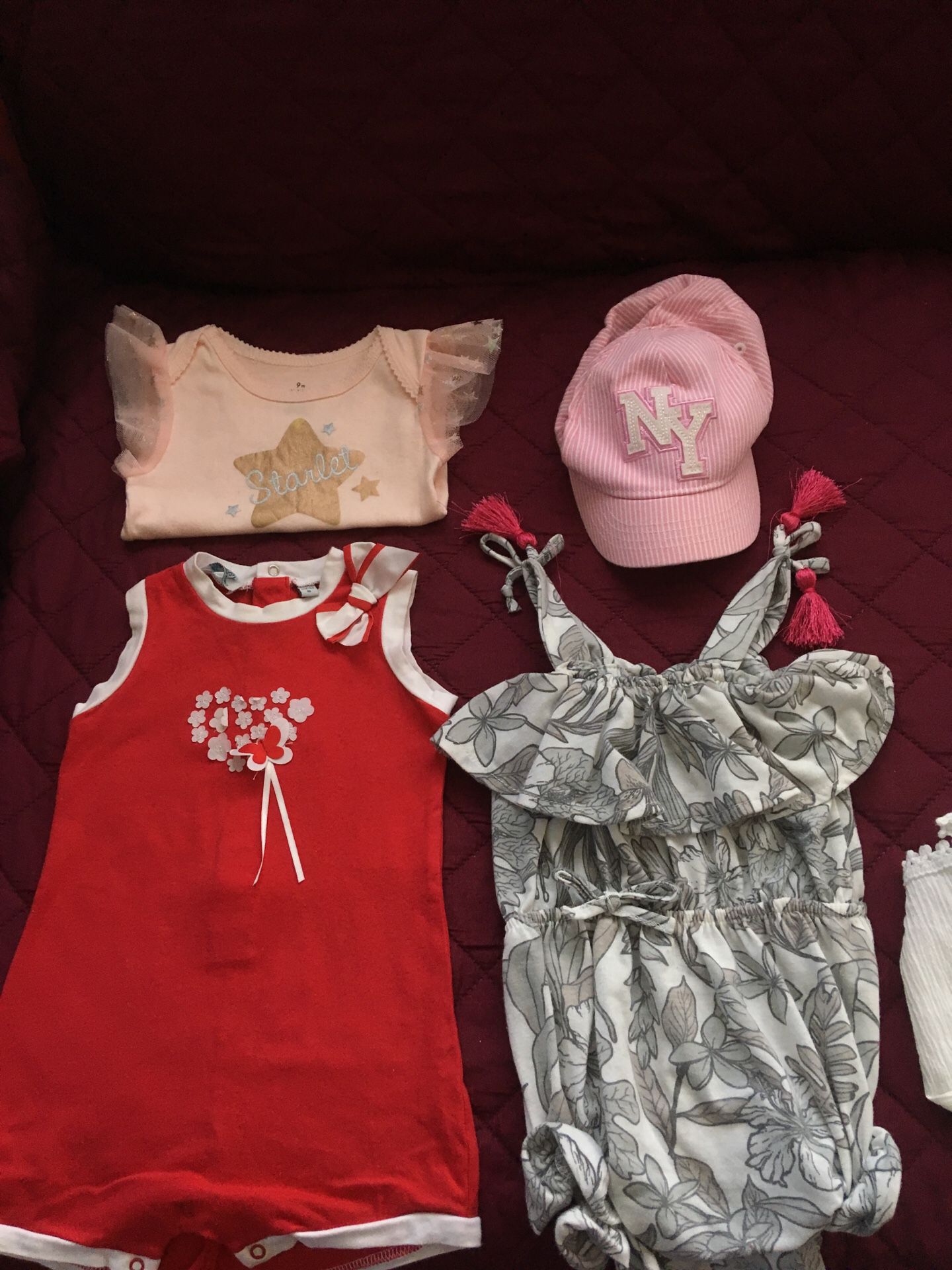 Baby clothes for girl 6-9 months & other stuff