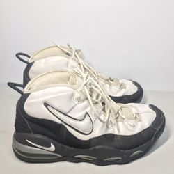 Nike Air Max Tempo Black White Leather Basketball Shoes Men 10.5M US 1311090-102