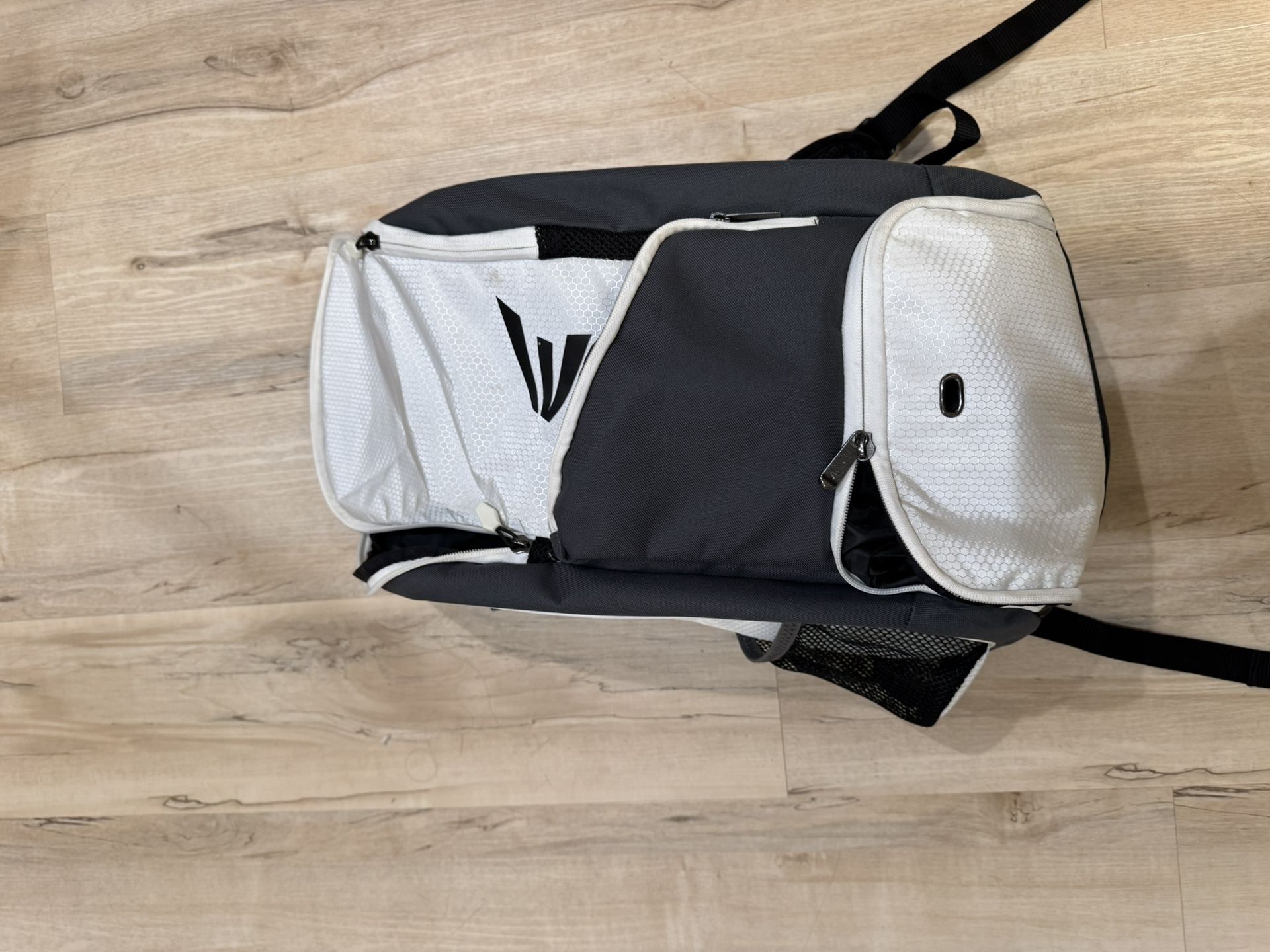 White Easton Game Ready Adult Baseball Bag