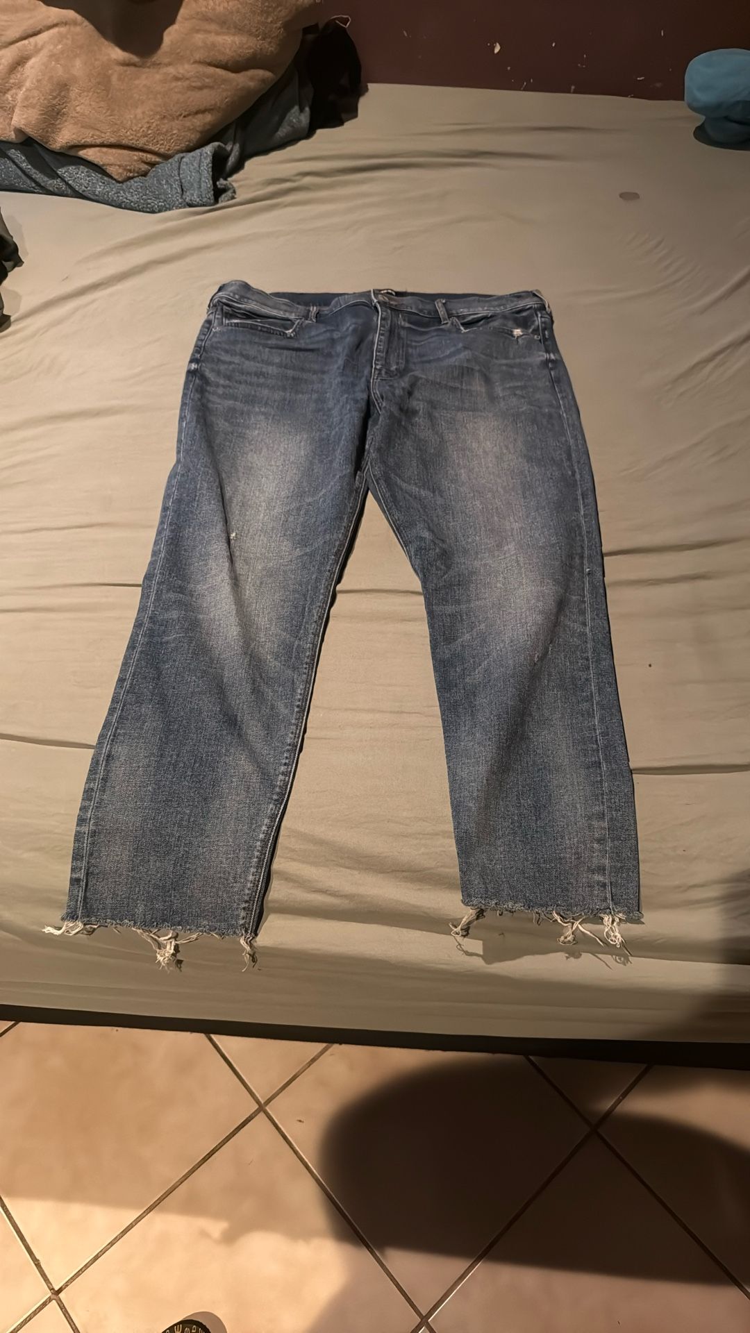 Pantalón De Mujer Azul Oscuro Talla 16 Express