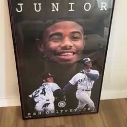 Ken Griffey Jr Framed Poster 36x24