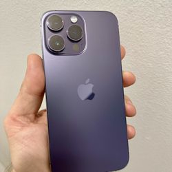 FIRM PRICE - iPhone 14 Pro max 128gb Deep Purple Factory Unlocked Excellent Condition