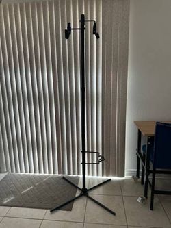 Vertical Bike Rack Two Bike Free Standing Bicycle Storage