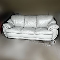 Leather Couch-Delivery FREE