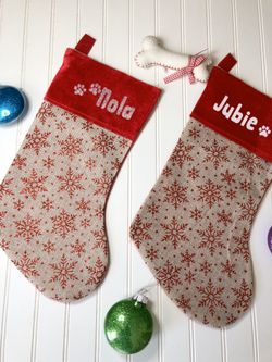 Personalized Pet Christmas stocking