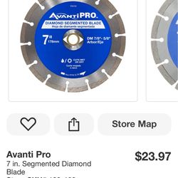 Avanti Pro 7 in. Segmented Diamond Blade