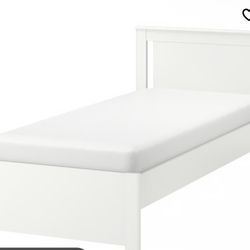 IKEA Twin White Bed SONGESAND