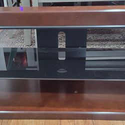 TV Stand - Brown & Black - 5ftx2ftx1,5ft