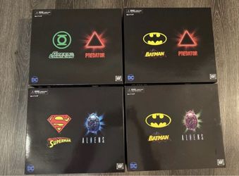 NECA SDCC 2019 DC Complete Set Alien, Predator, Superman, Batman, Green Lantern