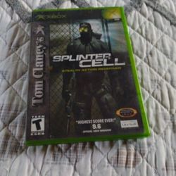 Splinter Cell (Stealth Action Redefined) Xbox Game Like New