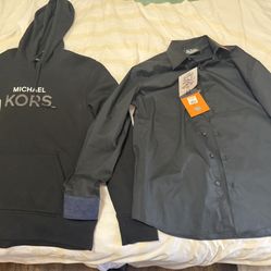 Michael Kors Hoodie&von Dutch Shirt NEW!