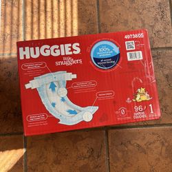 HUGGIES DIAPERS (1month) NEW