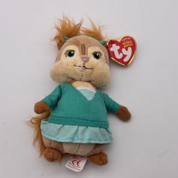 TY Beanie Babies Eleanor Chipette Alvin Squeakquel Plush 2011 w/ Tags