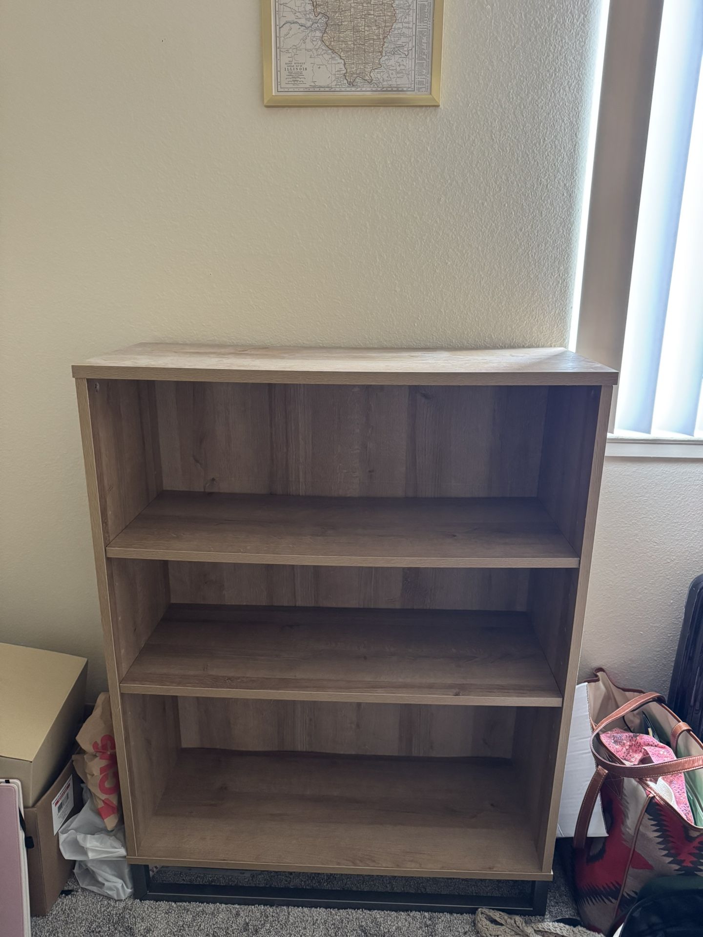 Three-shelf Book Shelf