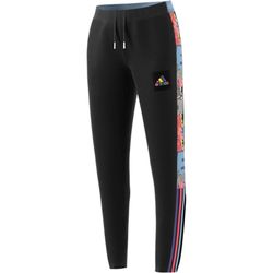 Adidas Originals Multicolor Graphic Track Pants - Rainbow Trefoil - Black - Small