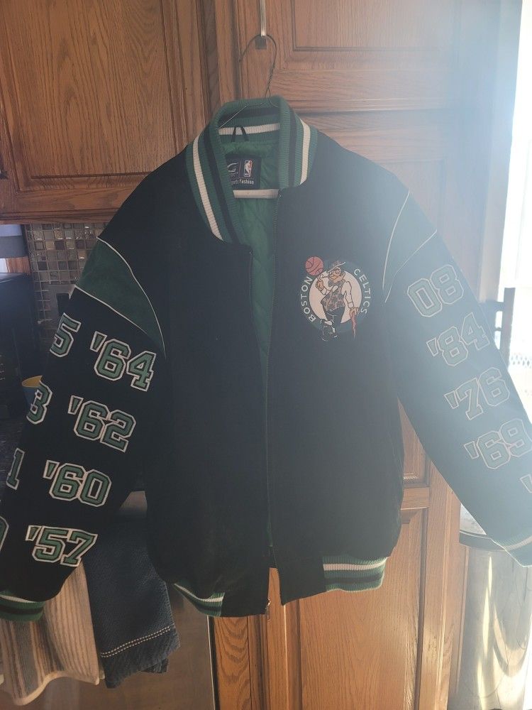 World Champion 🏆 Celtics Leather Jacket