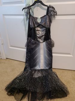 Girls evil mermaid costume