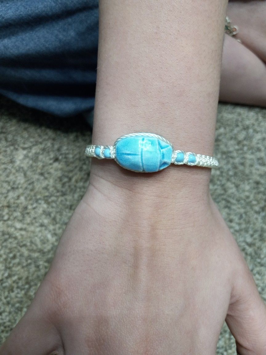 Stone Pendant Bracelet