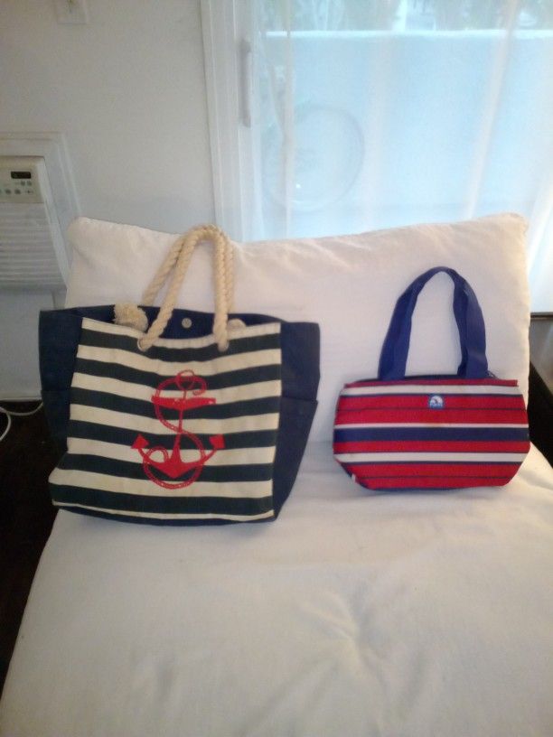 $7 for 2 pc set Beach Bag and Cooler Bag