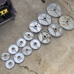 Full Set Of Olympic Weight Plates 