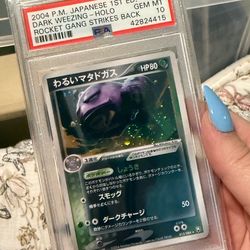 Pokemon PSA 10 Japanese Dark Weezing