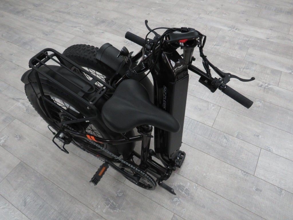 SIZZLEBK S200 Fat Tire Folding E-Bike – Power Meets Portability