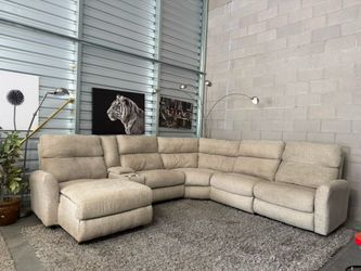 Power recliner sectional- free delivery