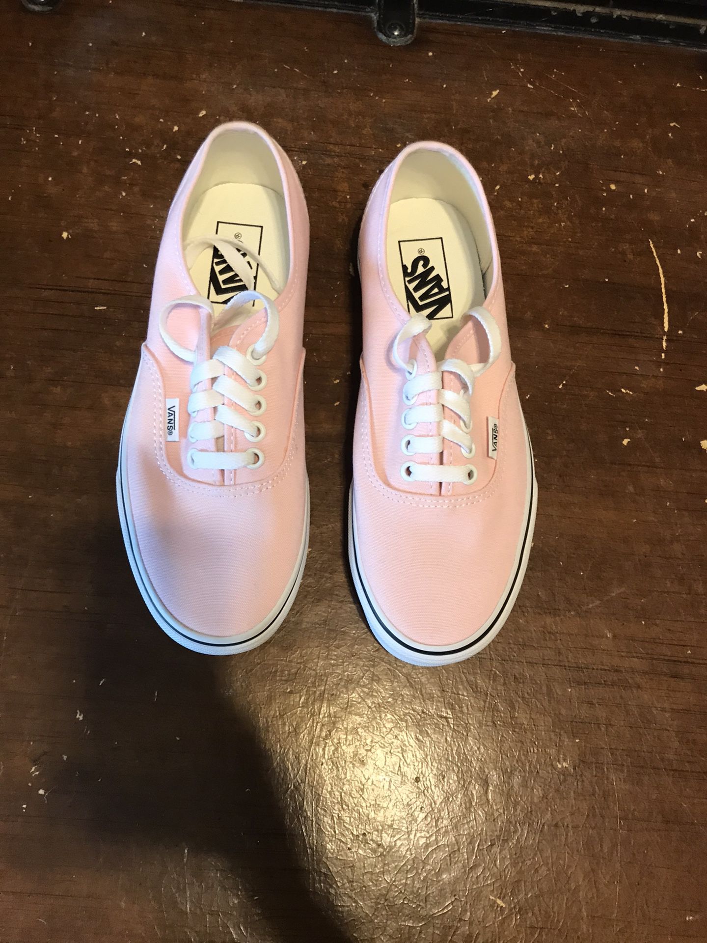 Women’s pink vans size 8 $40.00 brand new never worn