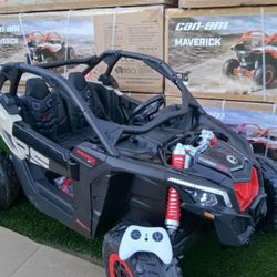  Electric Ride On Car 2 Seater Can Am Brand New Big Ride On Car 4x4 With Parent Remote Or Kids Drive 48volts—Can Am Electrico 48Volt Con Control