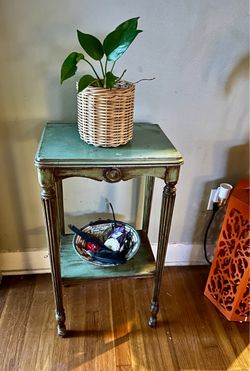 Vintage Two-Tier Side Table