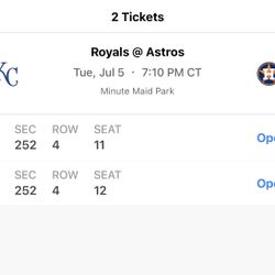 Astros Tickets 